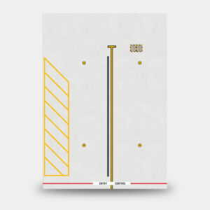 Diorama Base USAF Aircraft Hangar Clean F35 - F22