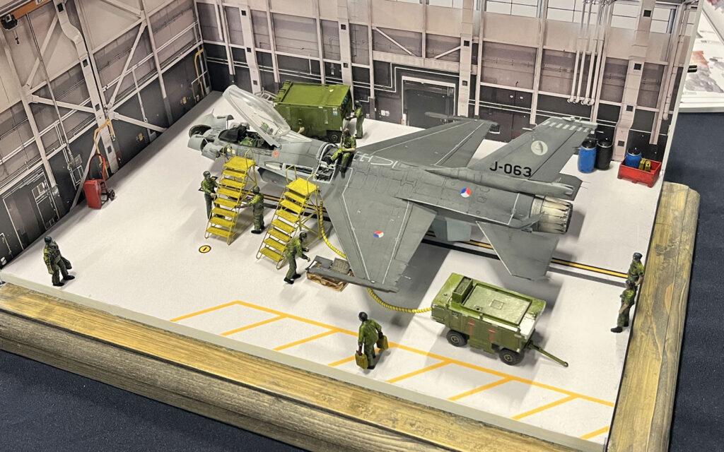 Hangar diorama us airforce